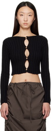 Baserange Black Macau Cardigan