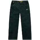 Dime Men's Dino Baggy Corduroy Pant in Deep Forest