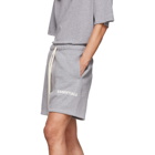 Essentials Grey Logo Shorts