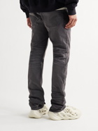 FEAR OF GOD - Stone-Washed Cotton-Canvas Jeans - Black
