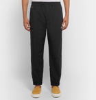 Flagstuff - Logo-Embroidered Tapered Striped Shell Sweatpants - Men - Black