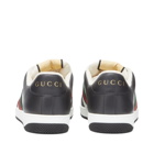 Gucci Men's Screener Sneakers in Black/White