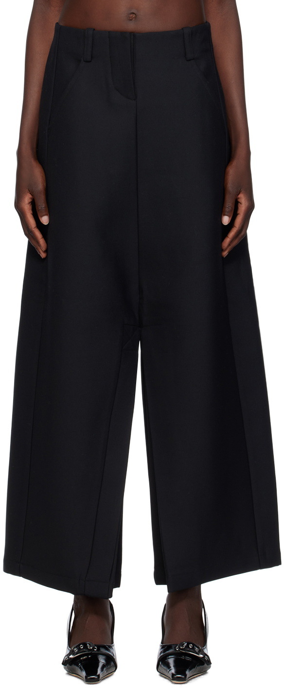Fax Copy Express Black Oversized Harem Trousers Fax Copy Express