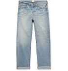 SIMON MILLER - Distressed Selvedge Denim Jeans - Men - Light denim