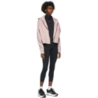 Nike Pink Fleece Sportswear Essentials Full-Zip Hoodie
