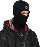 Marine Serre Black Moon Logo Knit Balaclava