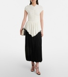 Tove Gabor ruched jersey top