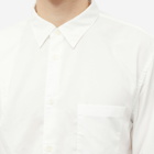 Comme des Garçons Homme Plus Men's Garment Treated Spun Shirt in White