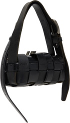 HODAKOVA Black Buckle Baguette Bag