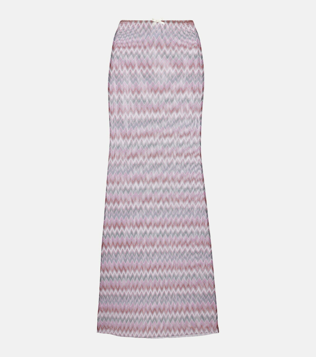 Bananhot Solay chevron midi skirt