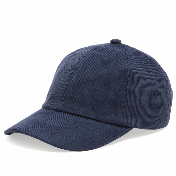 Photo: Folk Men's Corudroy Cap in Navy 