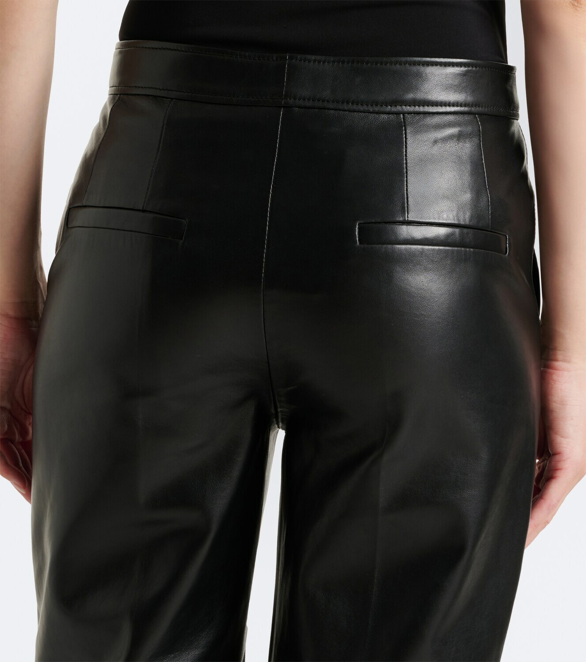 Dorothee Schumacher Leather flared pants