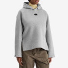 The North Face Women's Relaxed Hoodie in Metallic Silver Heather