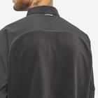 And Wander Men's Fleece Base Overshirt in Black