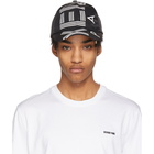 Kenzo Black and White Logo Cap