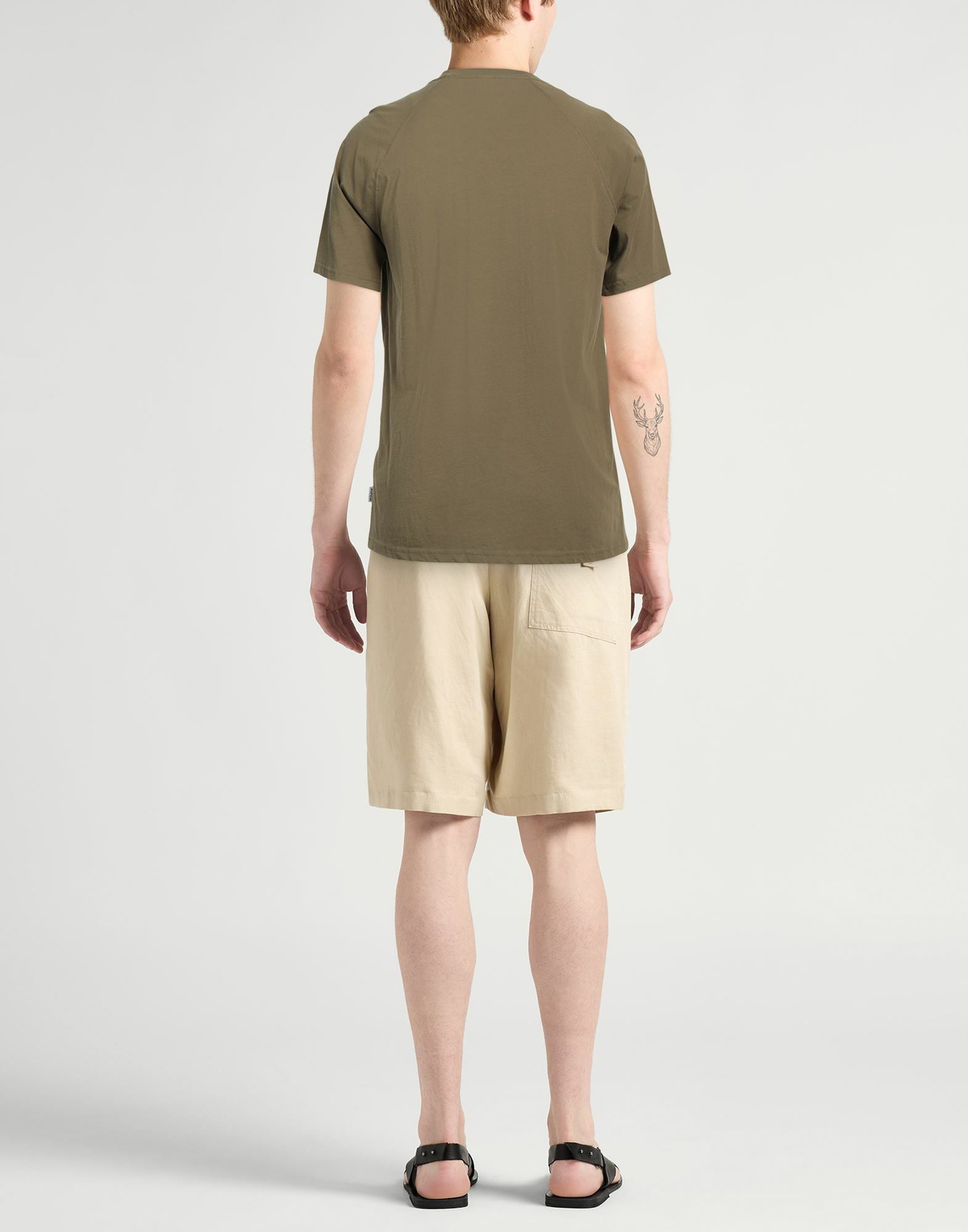 Aspesi Mens T-shirt Military in Green