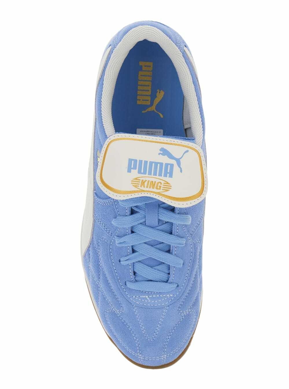 Puma king Light Blue Sneakers With Formstrip Logo Detail On The Side And Logo Patch On The Tongue In Leather Unisex