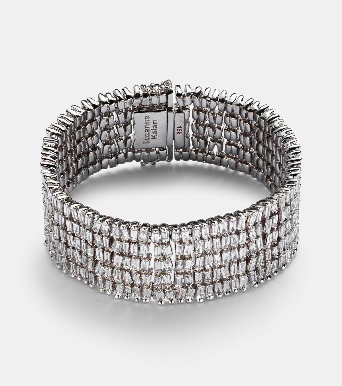 Suzanne Kalan 18kt white gold bracelet with diamonds