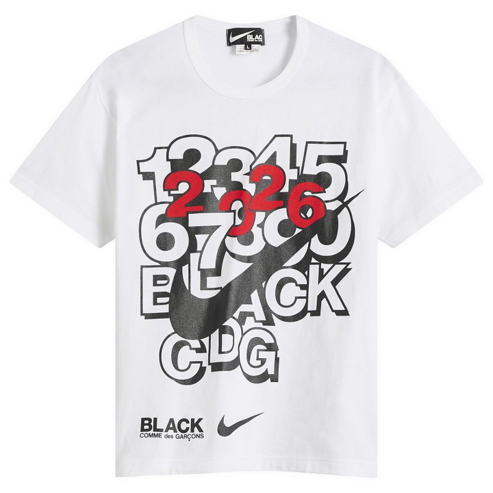 Photo: Comme des Garçons Black Men's x Nike T-Shirt in White/Black