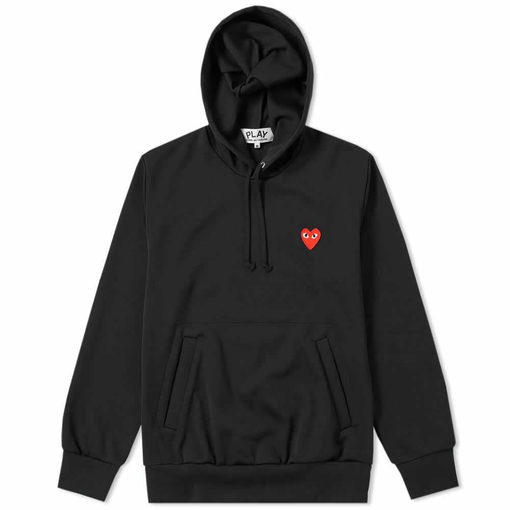 Comme des Garçons Play Men's Pullover Hoodie in Black