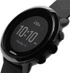 Suunto - 3 Fitness Stainless Steel and Silicone Digital Watch - Black