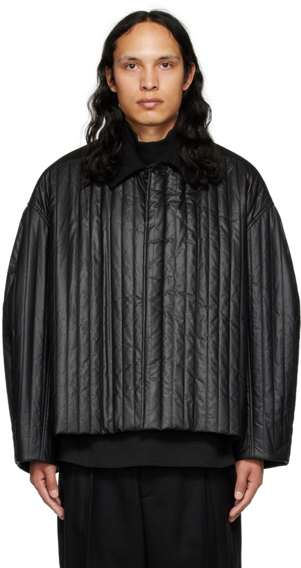 Photo: LE17SEPTEMBRE Black Quilted Jacket