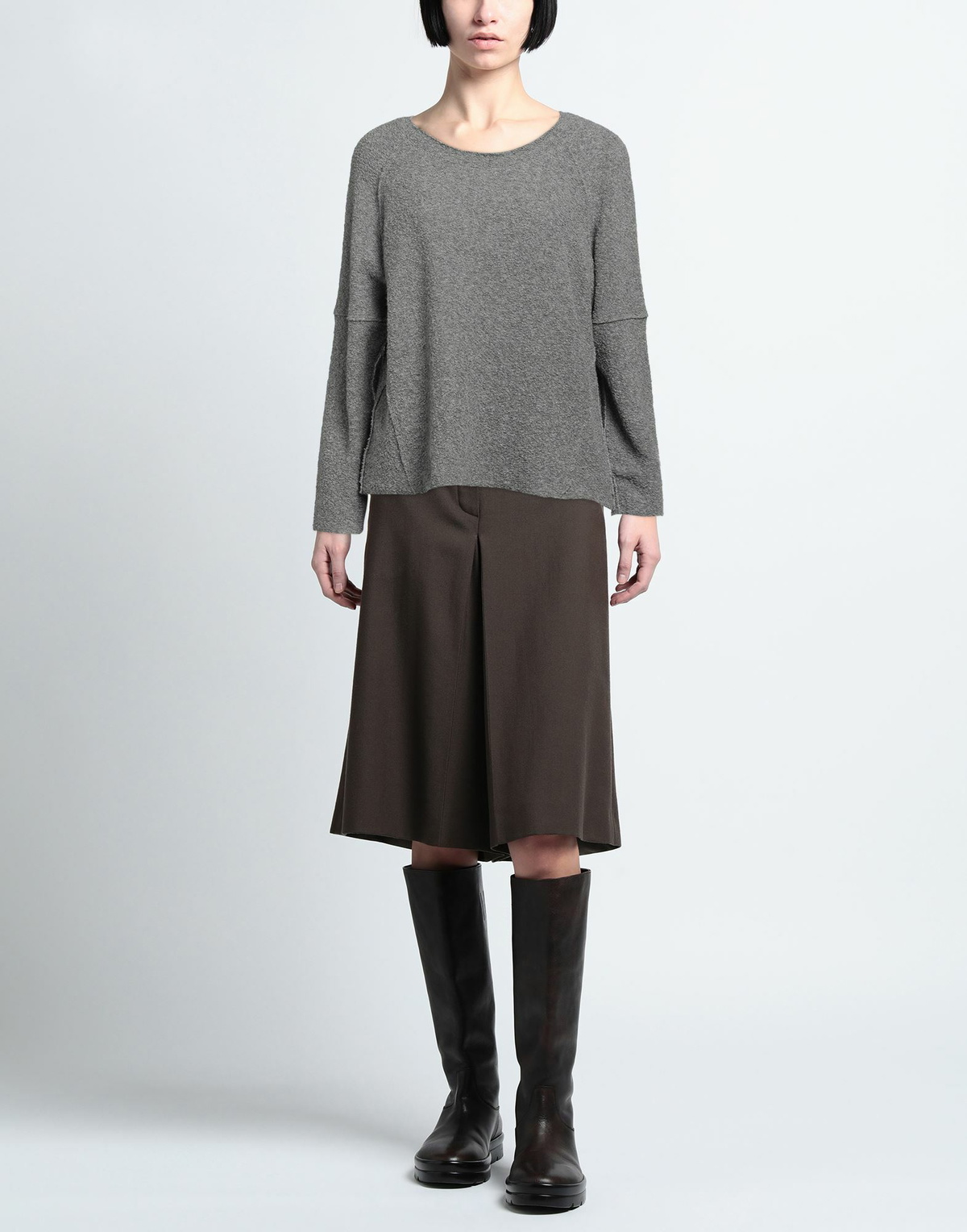 Crossley Womens Sweater in Grey