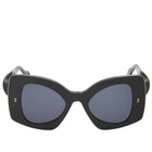 JW Anderson Women's Twister Sunglasses in Black 