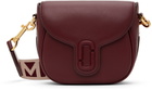 Marc Jacobs Burgundy 'The J Marc Small Saddle' Bag