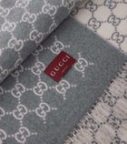 Gucci GG wool and cashmere blanket