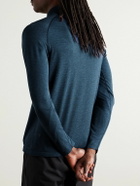 Lululemon - Metal Vent Tech Slim-Fit Stretch-Jersey Half-Zip Top - Blue