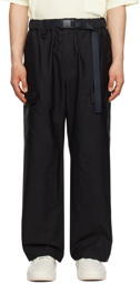 Y-3 Black Loose Trousers