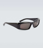 Balenciaga - Logo rectangular sunglasses