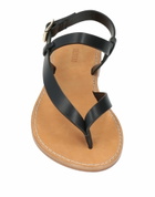 Alohas Womens Thong sandal in Black