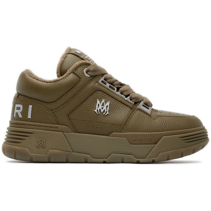 Photo: AMIRI Khaki Metallic MA-1 Sneakers