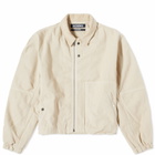 Jacquemus Men's Trivela Work Jacket in Light Beige