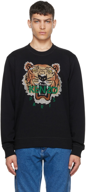 Photo: Kenzo Black Cotton Sweatshirt