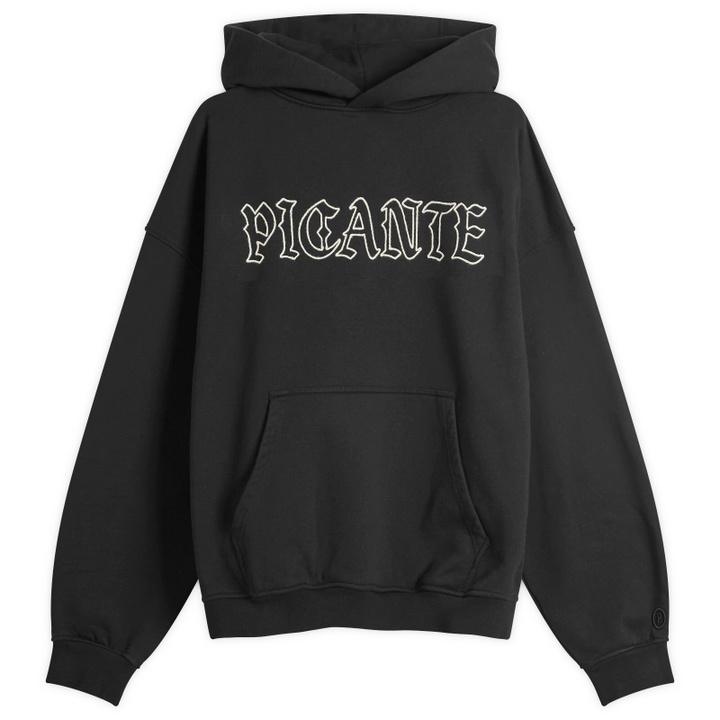 Photo: END. x PICANTE Headline Chain Stitch Hoodie in Black