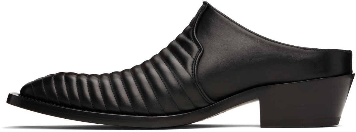 Martine Rose Black Cowboy Mules