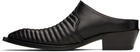Martine Rose Black Cowboy Mules