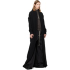 Rick Owens Black Tower Dafne Robe Cardigan