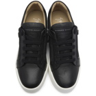 Giuseppe Zanotti Black Leather Low-Top Sneakers