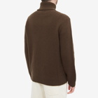 Nudie Jeans Co Men's Nudie August Rollneck Knit in Brown