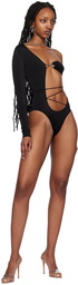 Dilara Findikoglu Black Nancy One-Piece Swimsuit