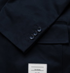 Thom Browne - Slim-Fit Unstructured Striped Cotton-Twill Blazer - Blue