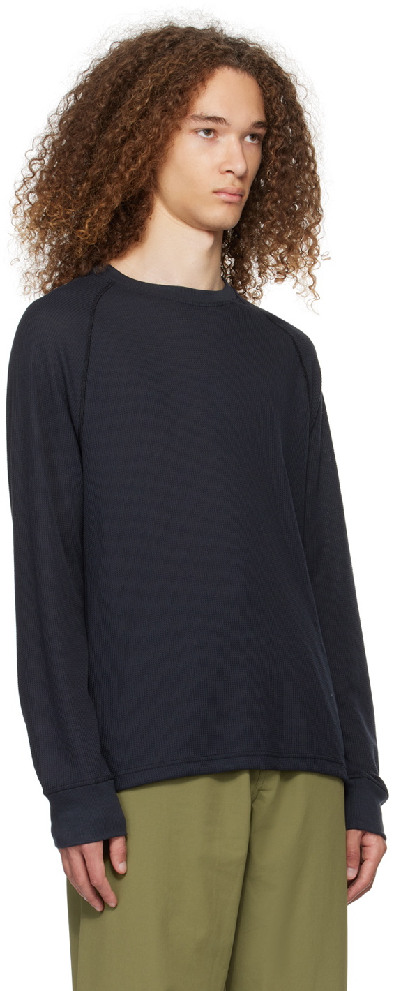 Outdoor Voices Black FastTrack Long Sleeve T-Shirt