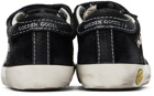 Golden Goose Baby Black Old School Sneakers