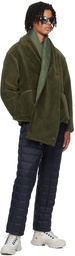 TAION Khaki Zip Reversible Down Jacket