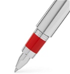 Montblanc - Montblanc M RED Resin and Palladium-Plated Rollerball Pen - Silver