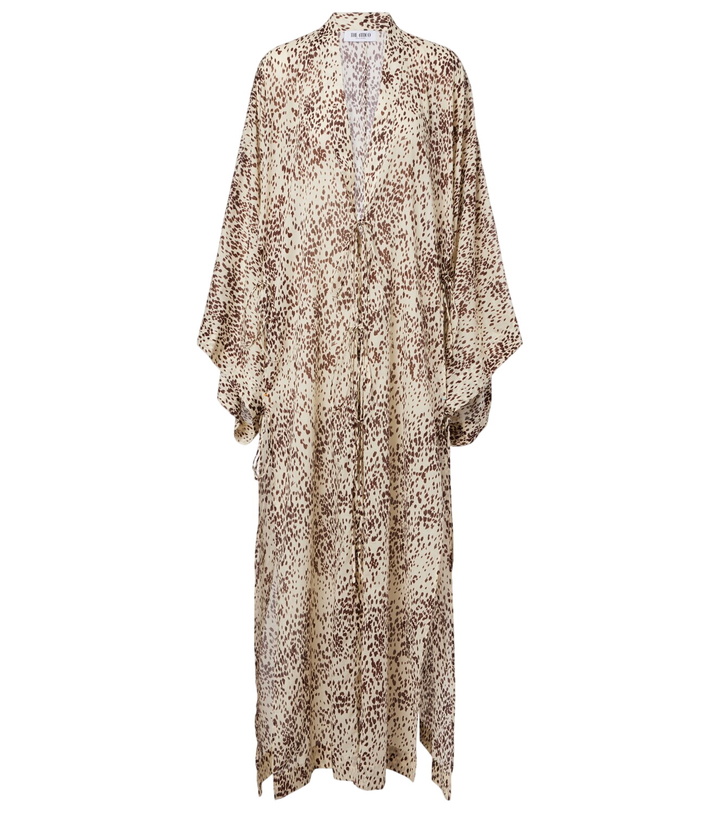 Photo: The Attico Leopard-print cotton beach cover-up